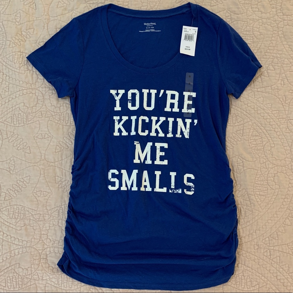 Motherhood Maternity | Blue Graphic Tee
